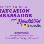 Win a $1,000 Expedia Gift Card with RetailMeNot’s Staycation Ambassador Contest!