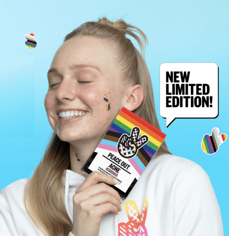 FREE Limited-Edition Pride Acne Healing Dots from Peace Out Skincare