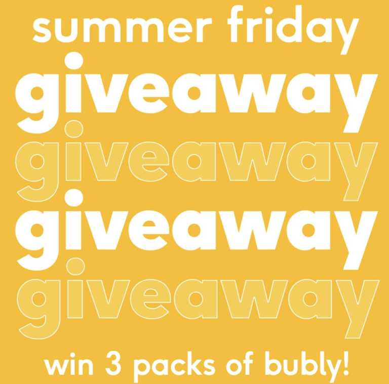 Win Big with the Bubly Summer Friday Sweepstakes 3!