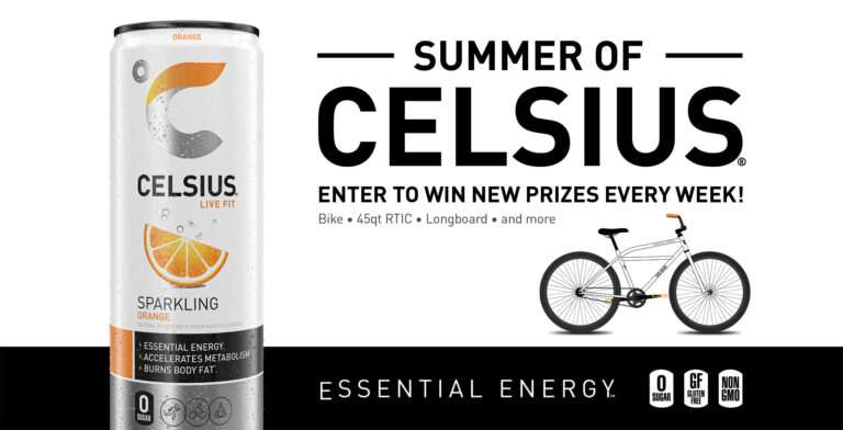 GetGo Summer of CELSIUS Sweepstakes: Win Exciting Prizes!