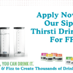 Apply NOW For a Chance to Receive a Ninja Thirsti Drink System For FREE!