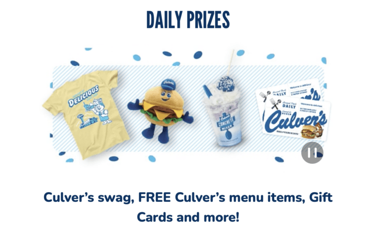 Culver’s 40 Years Instant Win Game: Let’s Win Some Prizes!