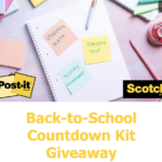 Win Big with the Post-it and Scotch Brand Back-to-School Countdown Kit Giveaway!
