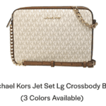 Snag a Free Michael Kors Jet Set Large Crossbody Bag This Sunday!