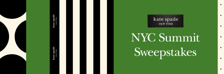 Win a Glamorous Trip with the Kate Spade New York NYC Summit Sweepstakes