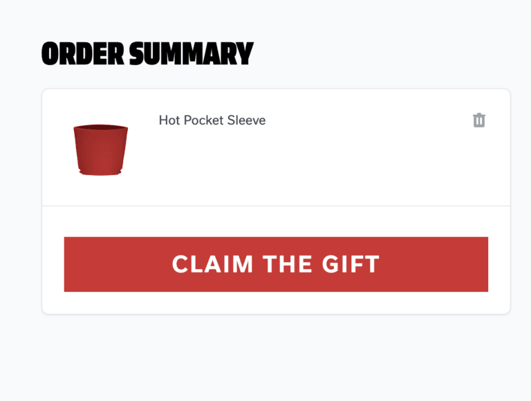 Grab Your Free Hot Pocket Silicone Sleeve!