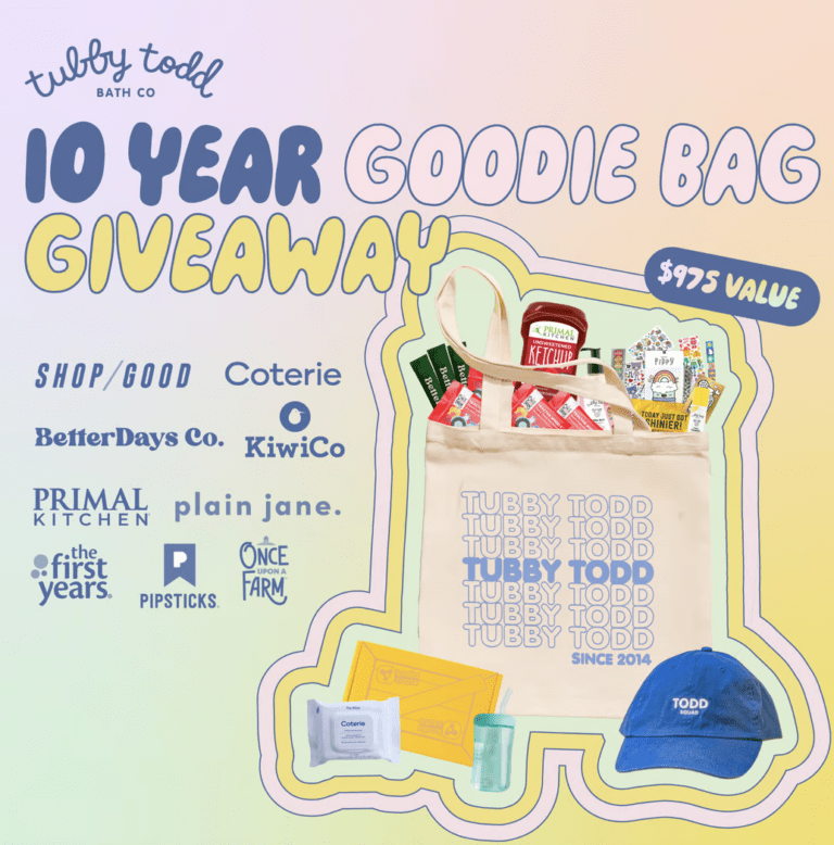 Win Big with Tubby Todd’s 10-Year Goodie Bag Giveaway: Prizes Valued Over $975!