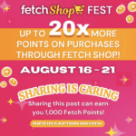 Snag 1,000 Points Instantly with Fetch Rewards #FetchShopFest!