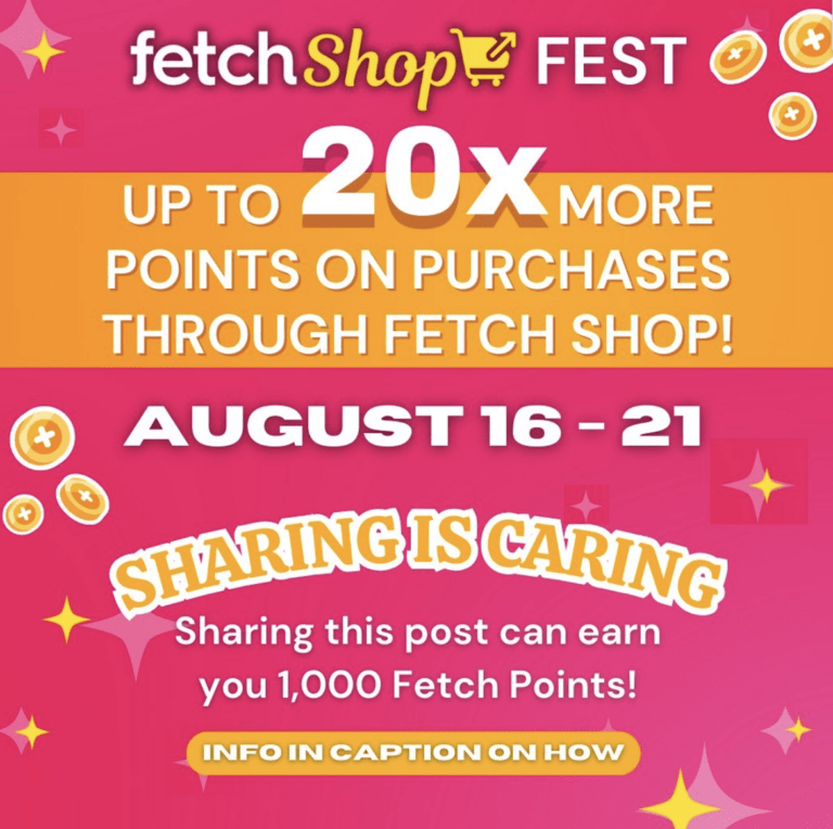 Snag 1,000 Points Instantly with Fetch Rewards #FetchShopFest!