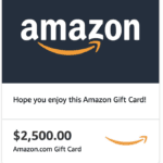 Crunch Amazon Jackpot Sweepstakes! Win Up to $2,500 in Amazon Gift Cards!