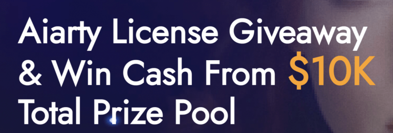 Aiarty Image Enhancer’s $10,000 Cash Giveaway 