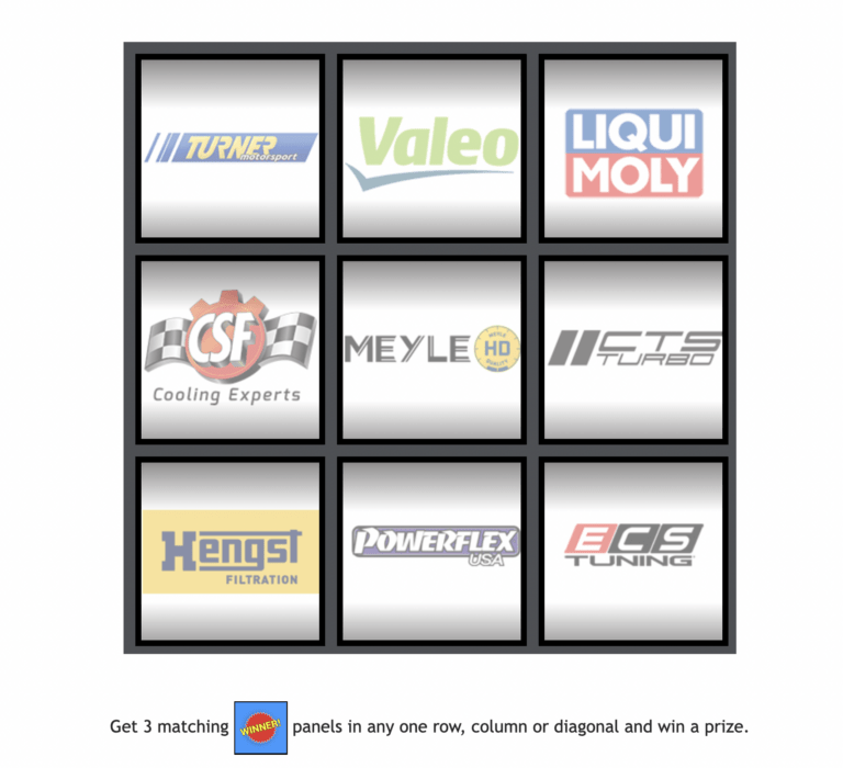 Win $10,000 Cash in the ECS Tuning & Turner Motorsport Summer Instant Win Game