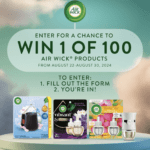 Discover the Air Wick August Giveaway: Win Big with Simple Entries!