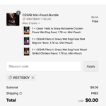 Get a FREE Cesar Pouch Bundle for Your Furry Friend!