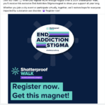 Free Exclusive Magnet! Show Your Support for Ending Addiction Stigma with the Shatterproof Walk