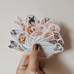 Hand Out FREE PETA Kids Halloween Stickers!