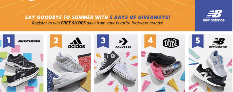 End of Summer Shoe Giveaway 2024: Win Amazing Footwear Prizes!