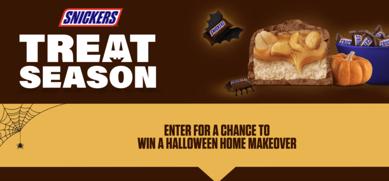 Snickers Halloween 2024 Sweepstakes: Your Chance to Win a $25,000 Home Makeover!