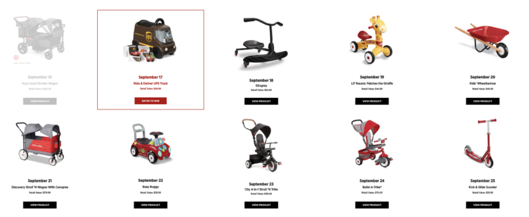 Enter the Radio Flyer How Do You Roll Giveaway Sweepstakes