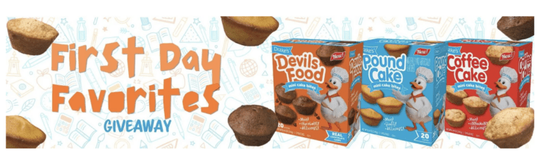 Win Delicious Drake’s Cakes Mini Cake Bites in the First Day Favorites Giveaway!