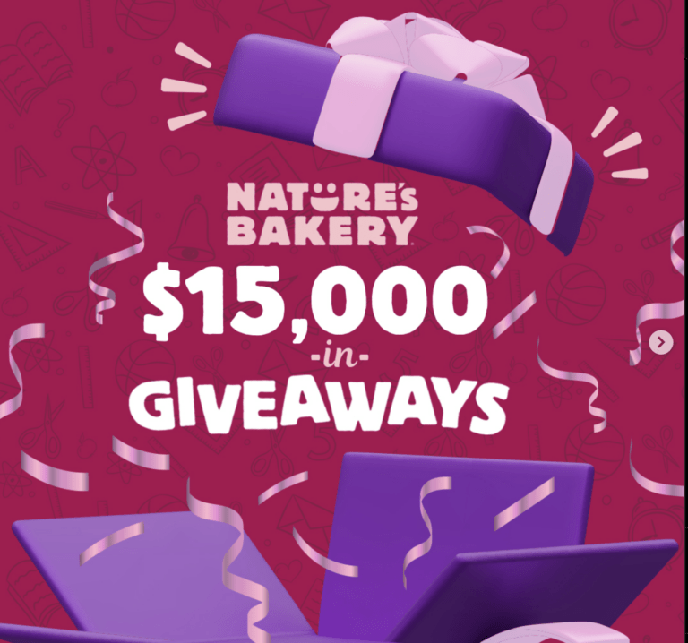 Back-to-School Giveaway Alert: Win $250 Cash and Pantry Stock-Up with Nature’s Bakery!