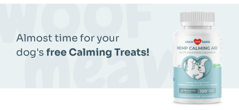 How to Get a Free Jar of Coco & Luna Calming Chews for Your Dog