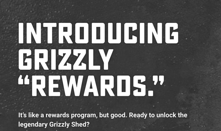 Win Big with the Grizzly “Rewards” Giveaway: Instant Win Prizes Just for You!