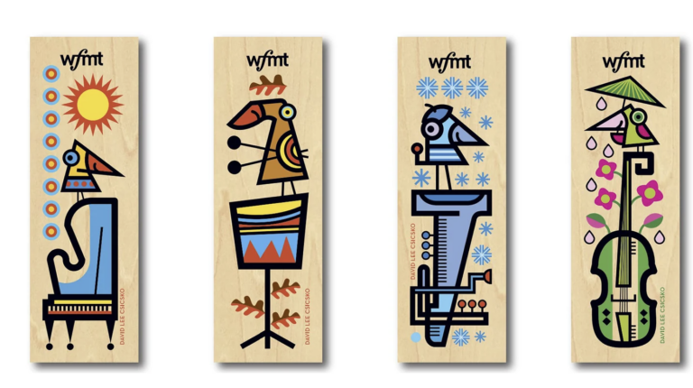 Claim Your Exclusive Wooden Bookmarks: A Special Gift for WFMT Sustainer Members!