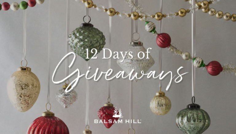 Balsam Hill’s 12 Days of Giveaways 2024