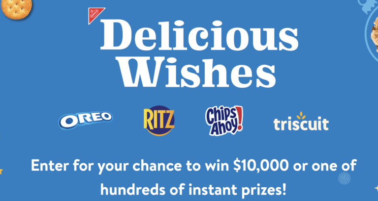 Holiday Prizes! Delicious Wishes Instant Win Game & Sweepstakes!