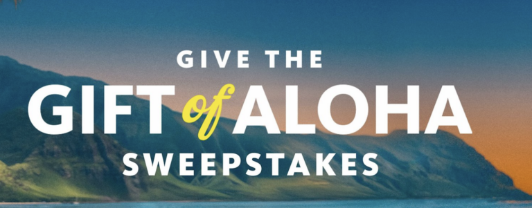 Score Big with the Gift of Aloha Sweepstakes