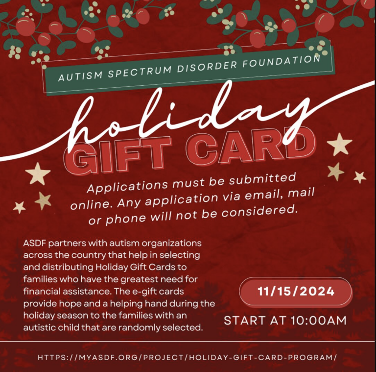ASDF Holiday Gift Card Program: Spreading Cheer to Families in Need