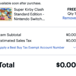 Free Super Kirby Clash for Nintendo Switch