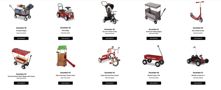 25 Days of Giveaways Sweepstakes: Win Amazing Radio Flyer Prizes!