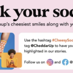 Get Your Free Pair of Cheddar Up’s Limited-Edition Cheesy Socks