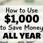 How to Use $1,000 to Save Money All Year