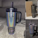 Freebie Mom Midnight Glitz Stanley Tumbler