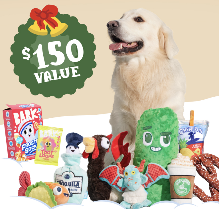 Year of BARK at Target Holiday Sweepstakes 2024: Win $150 Gift Cards for a Year of Pet Goodies