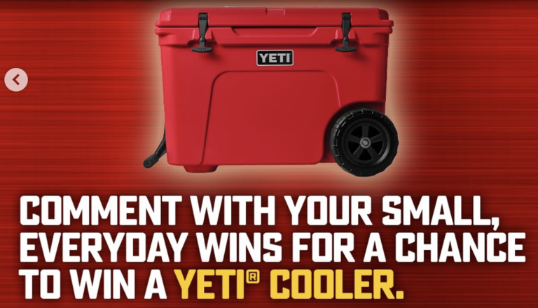 Score a YETI Cooler in the Grizzly Pouches “Everyday Wins” Sweepstakes