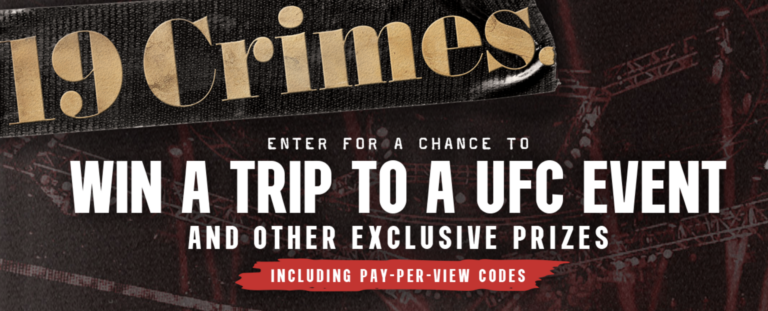 Win Big with the 19 Crimes x UFC Instant Win Promotion