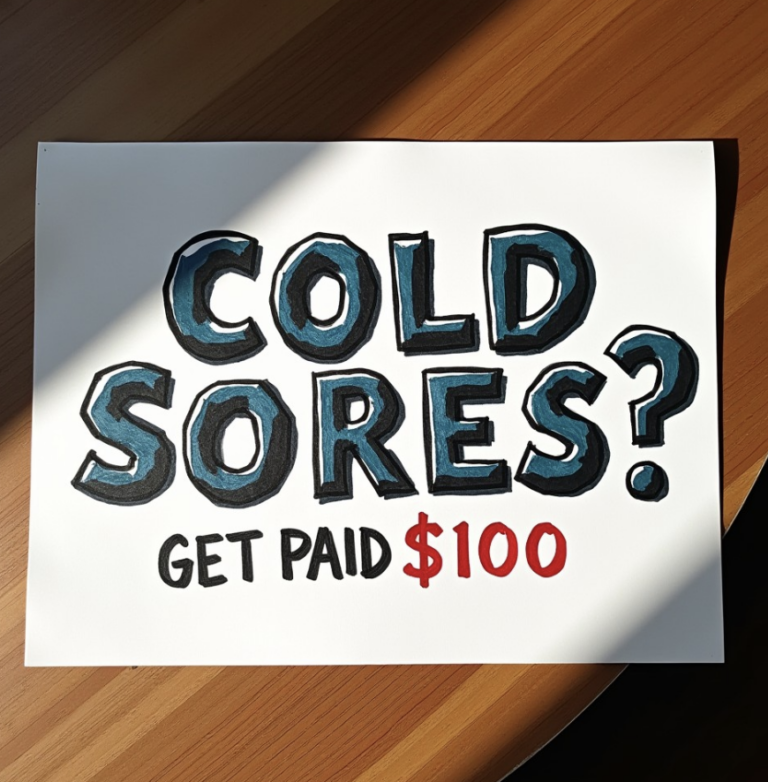 Cold Sore Sufferers Wanted: Get Paid to Test a New Plant-Based Serum
