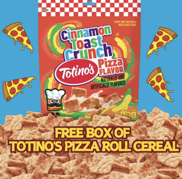 How to Get a Free Box of Cinnamon Toast Crunch Pizza Flavored Cereal