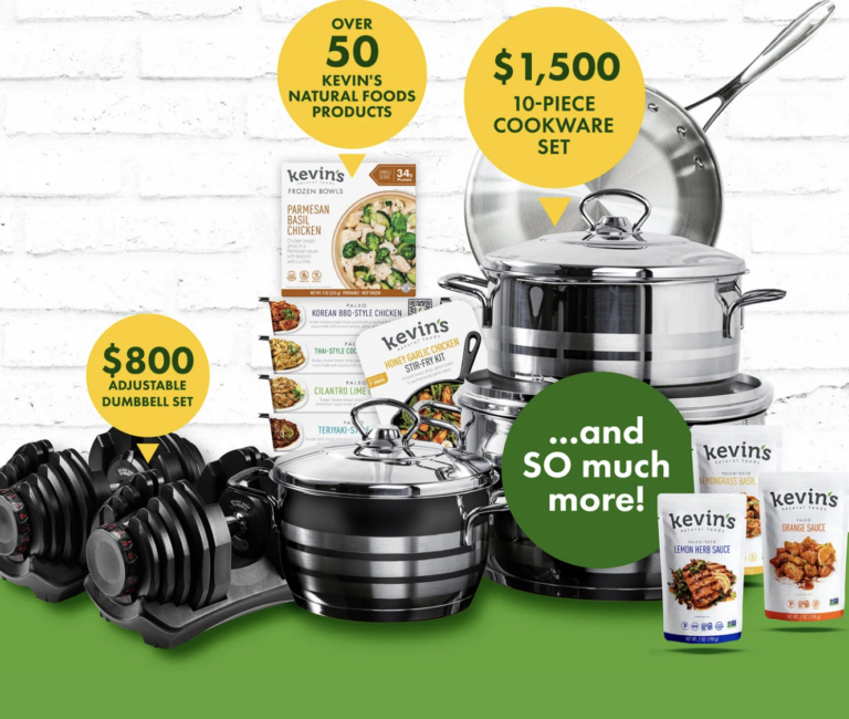 Kevin’s Natural Foods is Giving Away Cash, Cookware, and More!