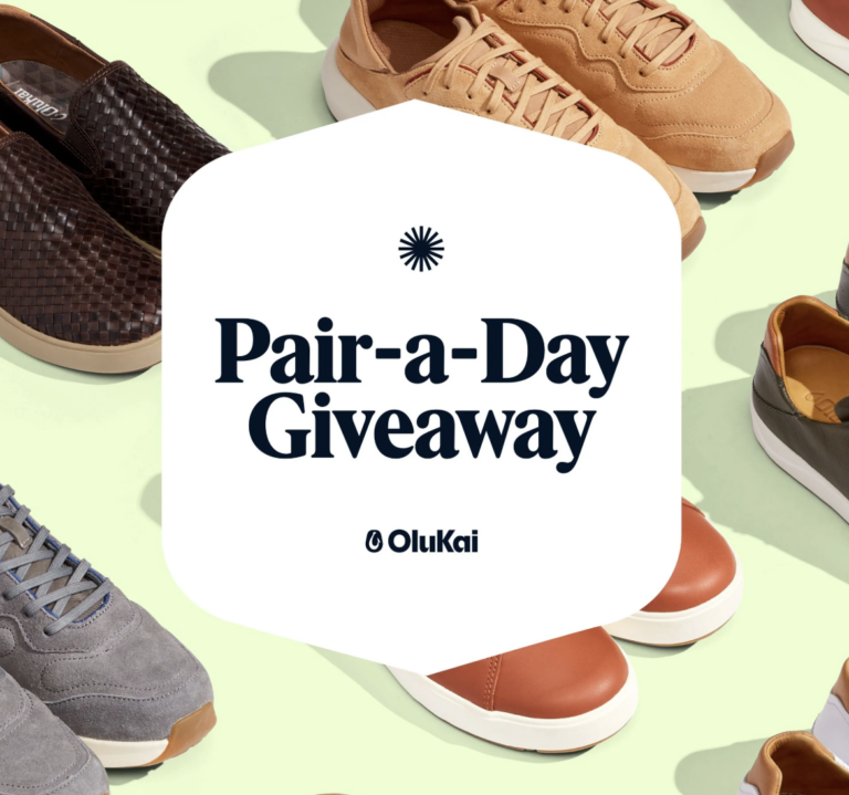 OluKai Is Giving Away Shoes DAILY—Here’s How to Get Yours!