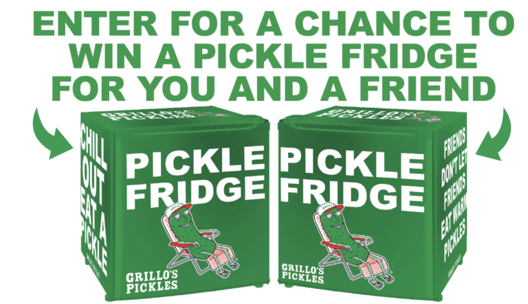 Free Fridge Alert! Grillo’s Pickles Has the Coolest Giveaway!