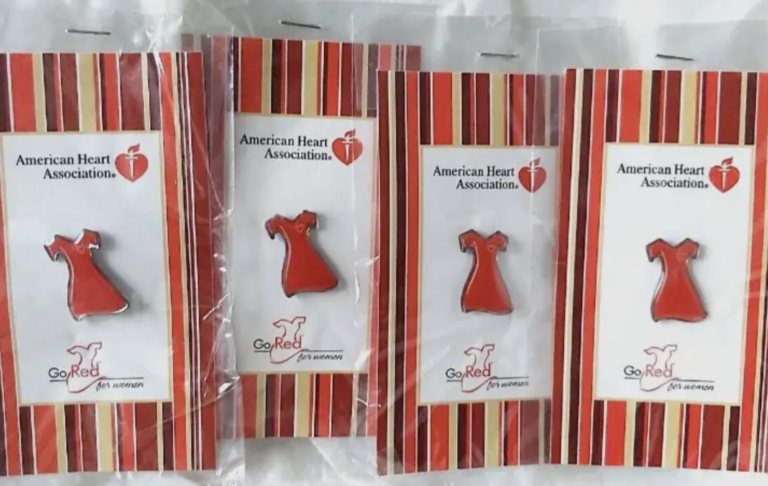 Get a Free Red Dress Pin to Support Heart Disease Awareness