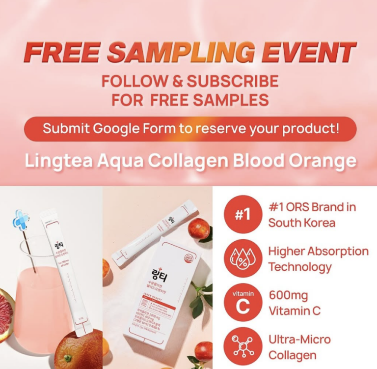 Free LINGTEA – Top ORS (Oral Rehydration Solution) brand in Korea