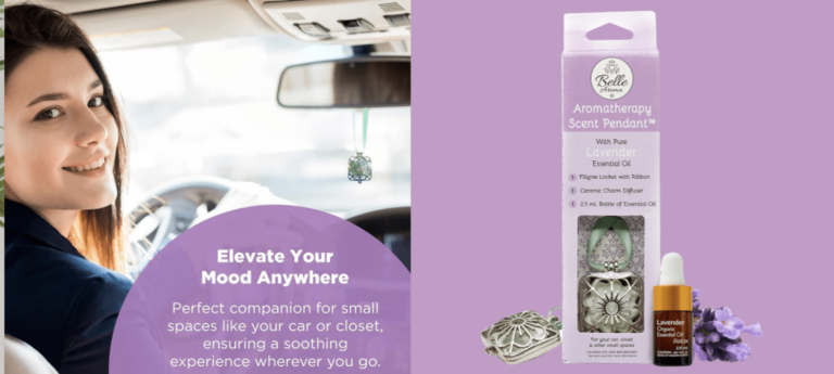 Get Your Free Belle Aroma Aromatherapy Scent Pendant!