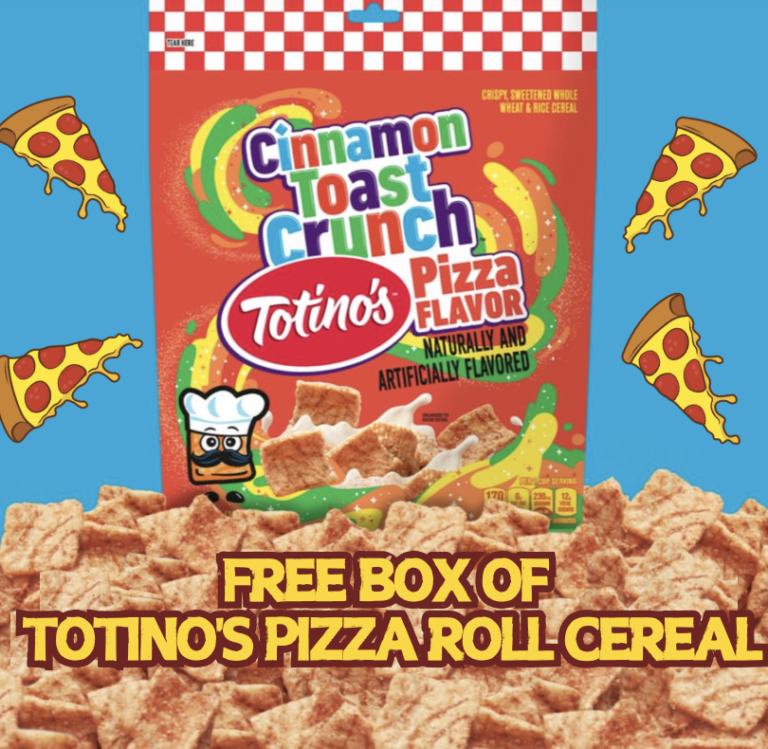 How to Get a Free Box of Totino’s Pizza Roll Cereal