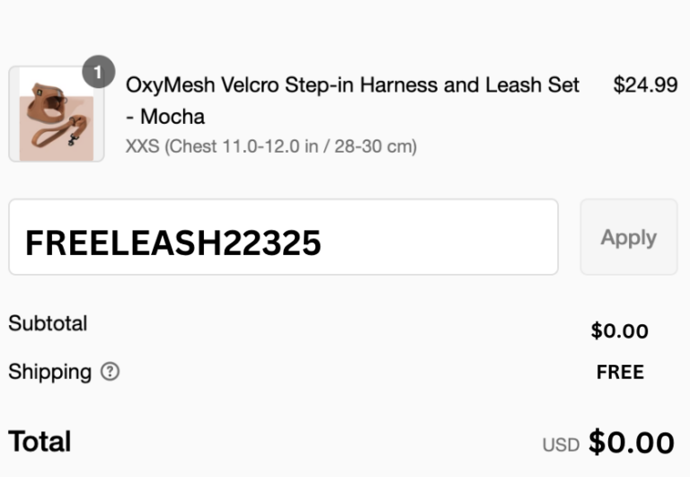 Get a Free Mesh Dog Leash – Limited Time Offer!